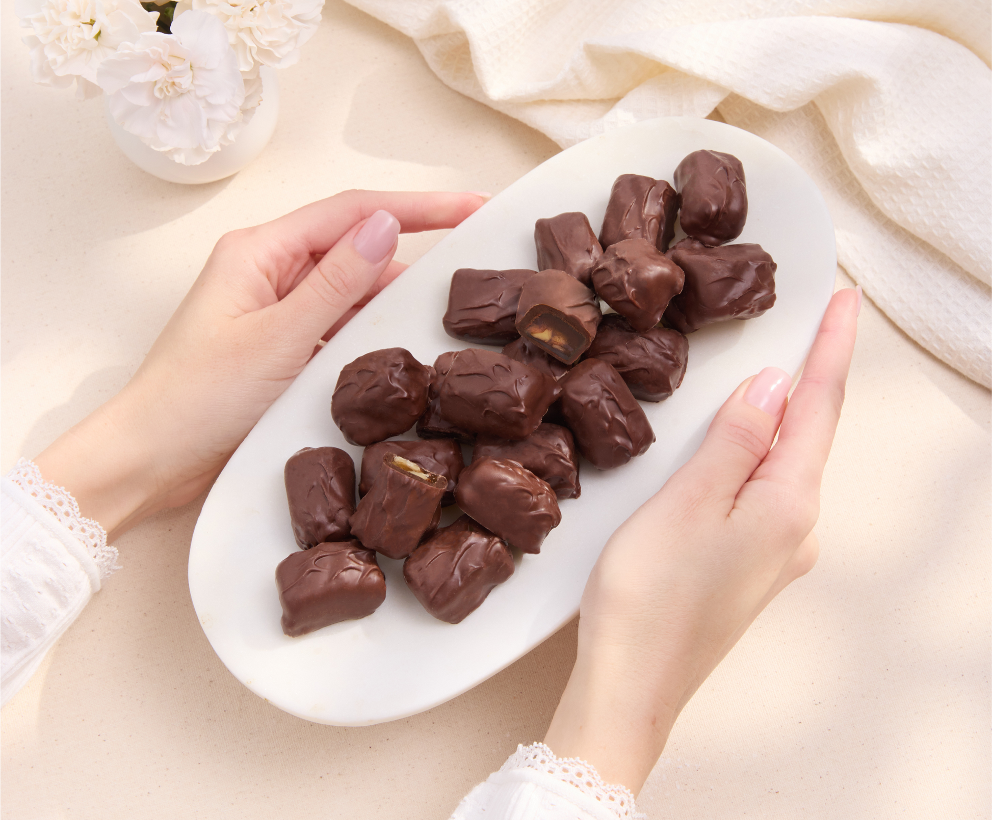7.5oz Chocolate-Dipped Fruit Delights - Liberty Orchards