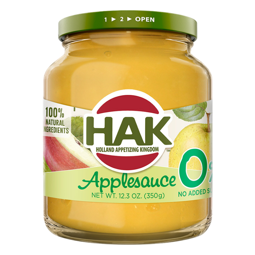12.3oz HAK Applesauce Zero Sugar - Liberty Orchards