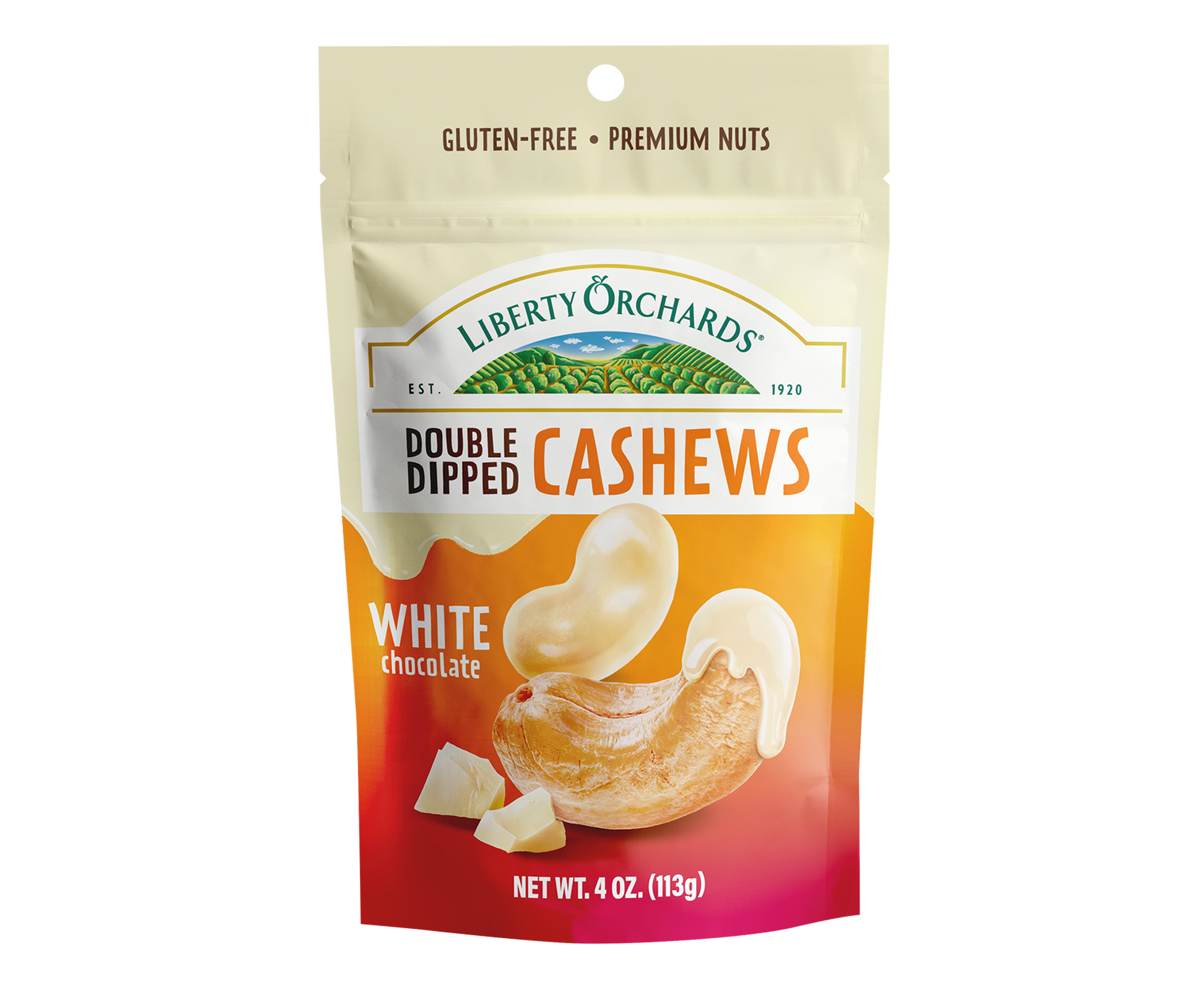 White Chocolate Cashews - Liberty Orchards