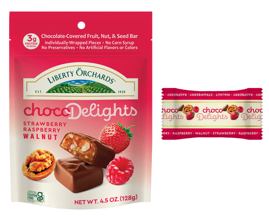 4.5oz ChocoDelights Strawberry-Raspberry - Liberty Orchards