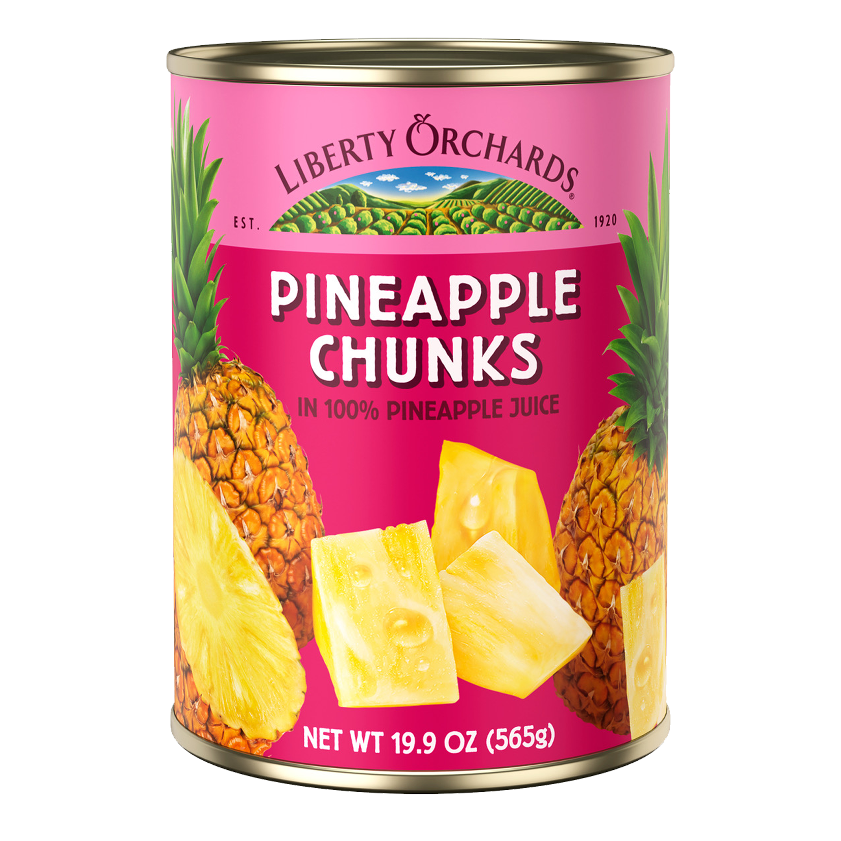 Pineapple Chunks - Liberty Orchards