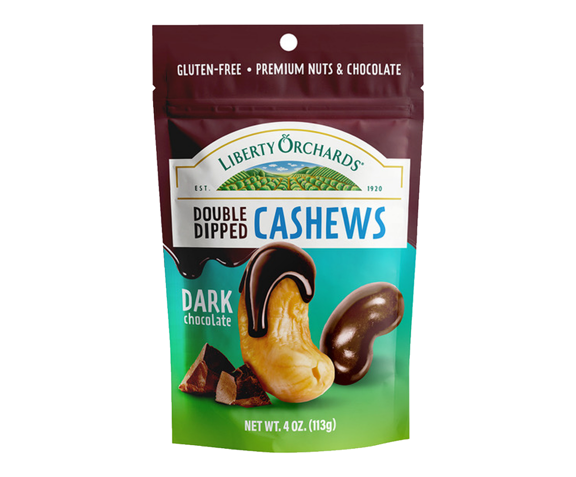 Dark Chocolate Cashews - Liberty Orchards
