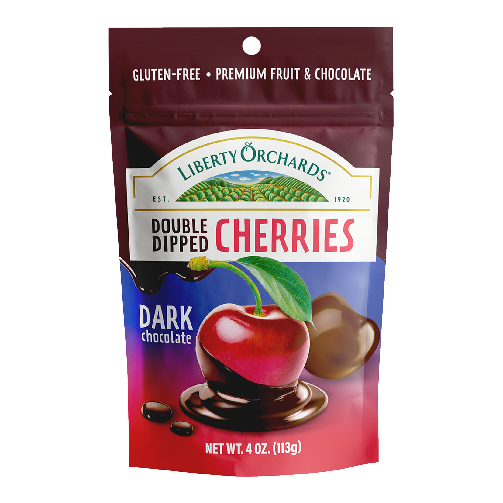 Dark Chocolate Cherries - Liberty Orchards