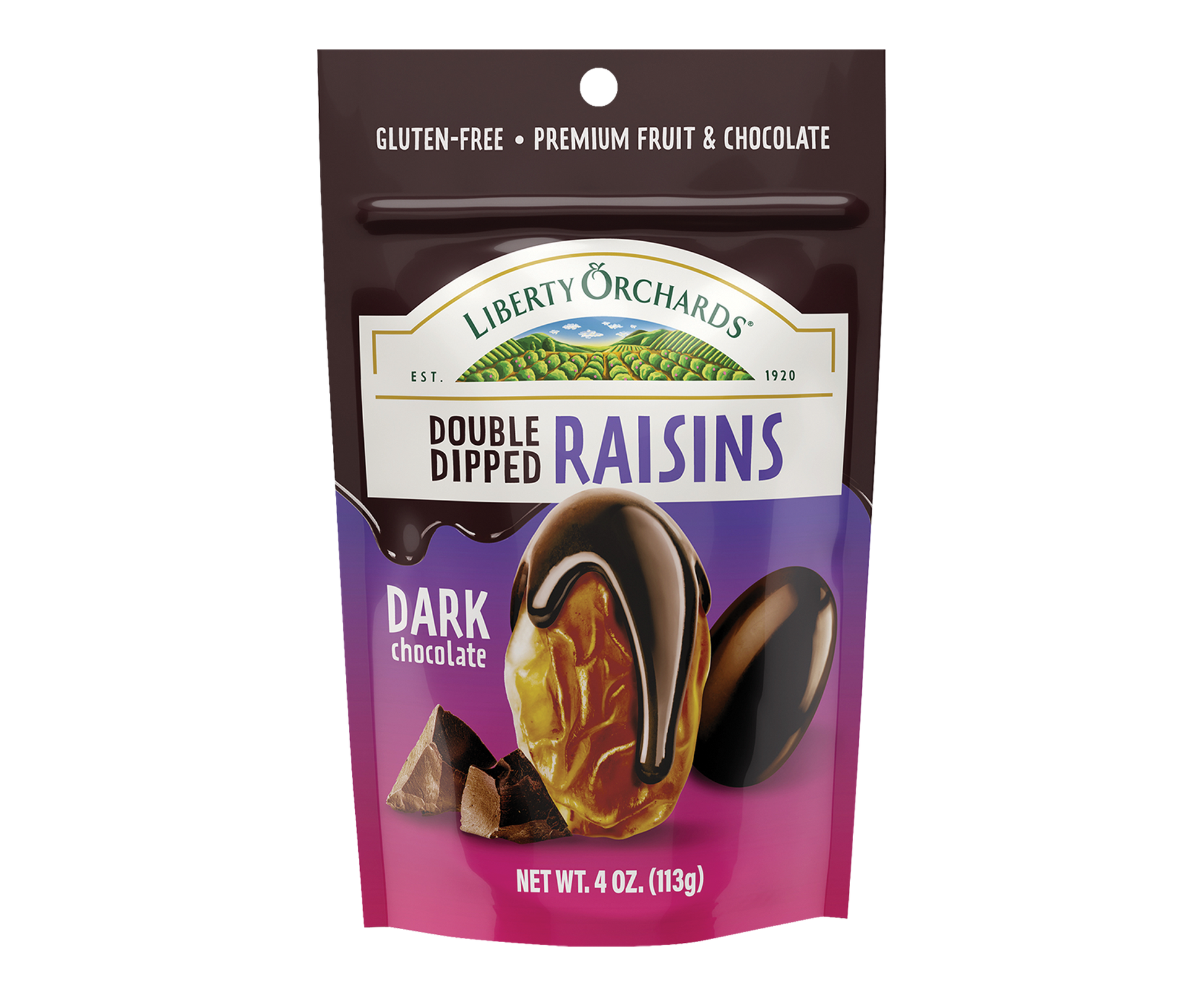 Dark Chocolate Raisins - Liberty Orchards