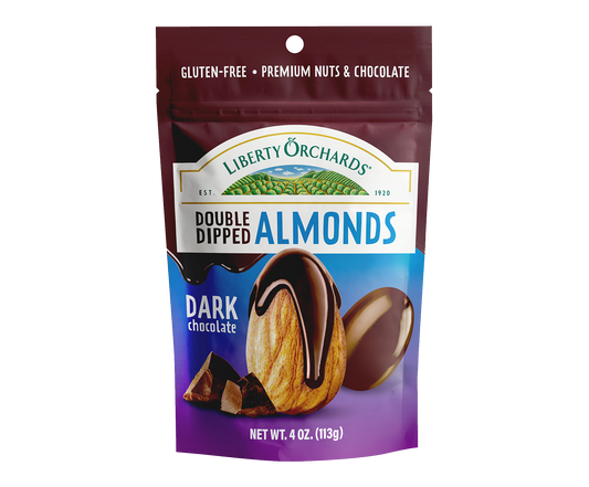 Dark Chocolate Almonds - Liberty Orchards