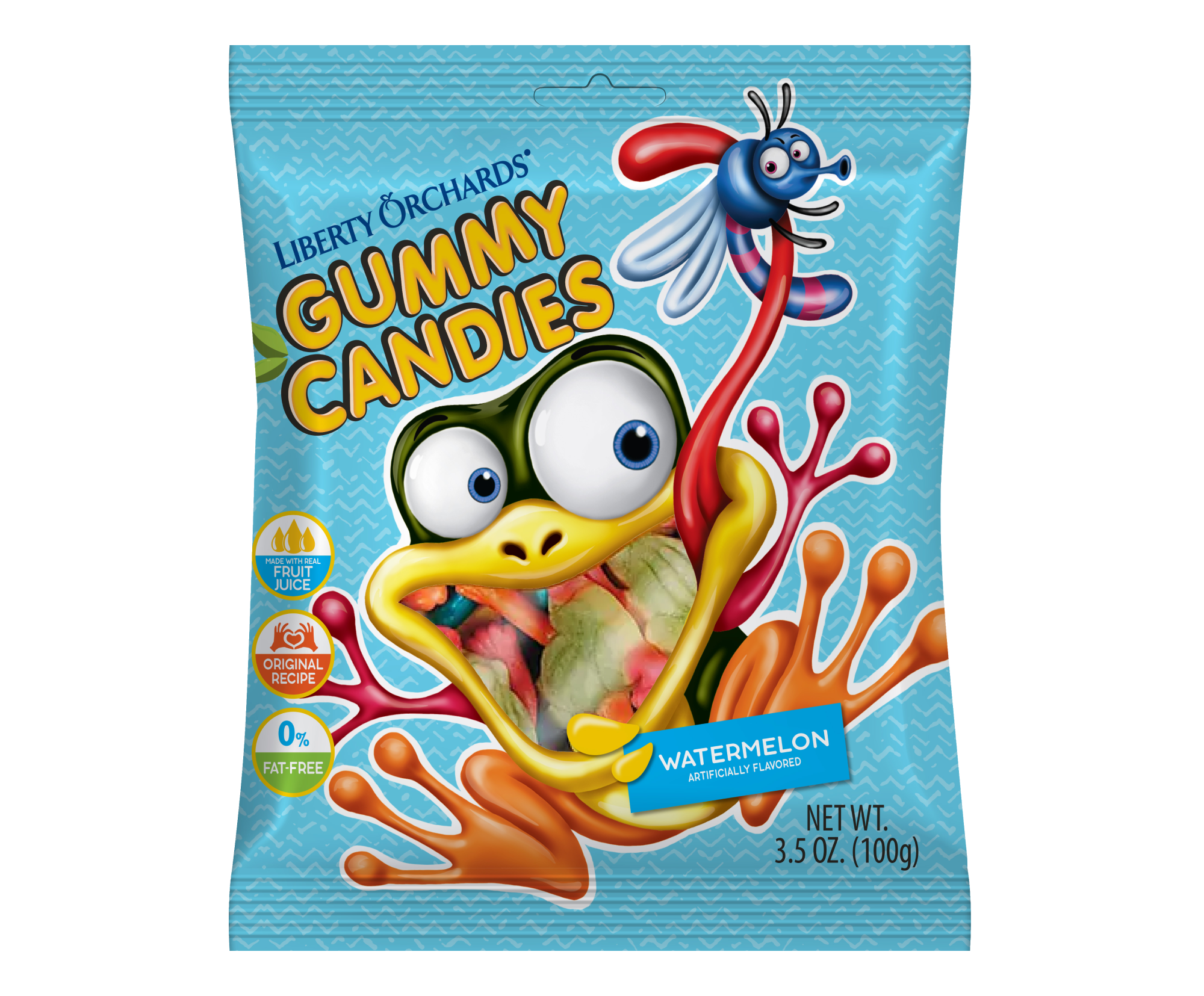 3.5oz Gummy Frogs - Liberty Orchards