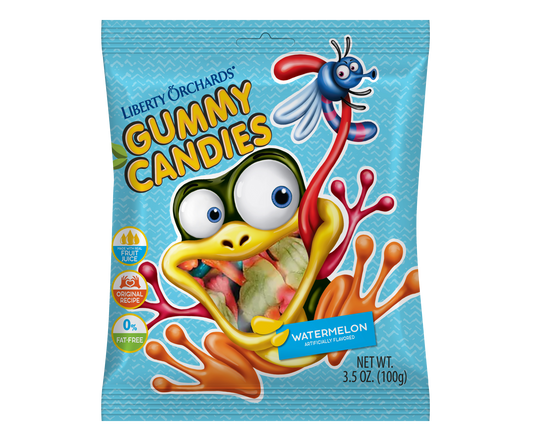 3.5oz Gummy Frogs - Liberty Orchards
