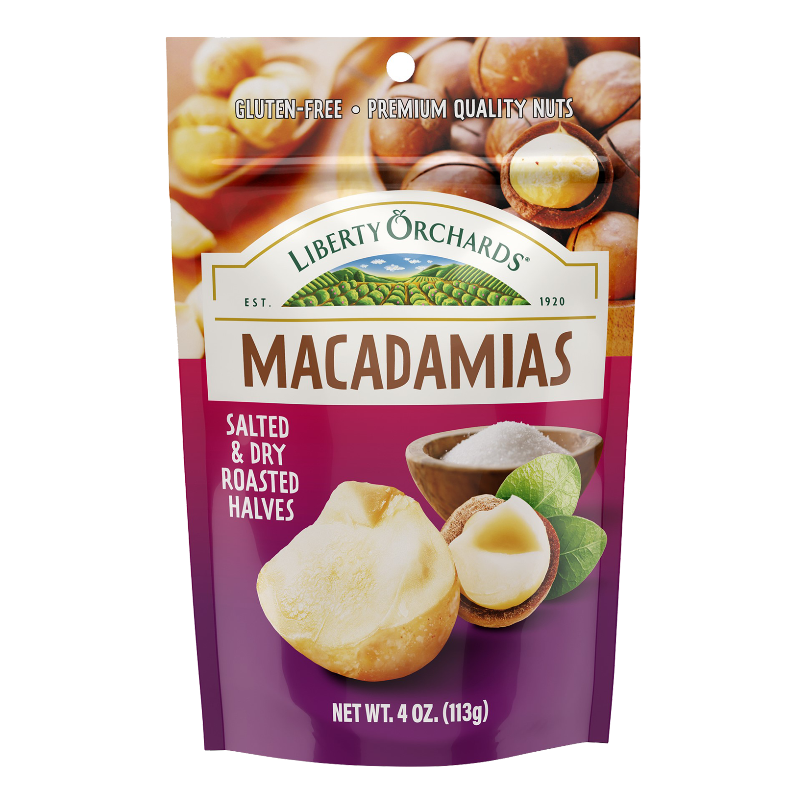 Salted & Dry Roasted Halves - Liberty Orchards