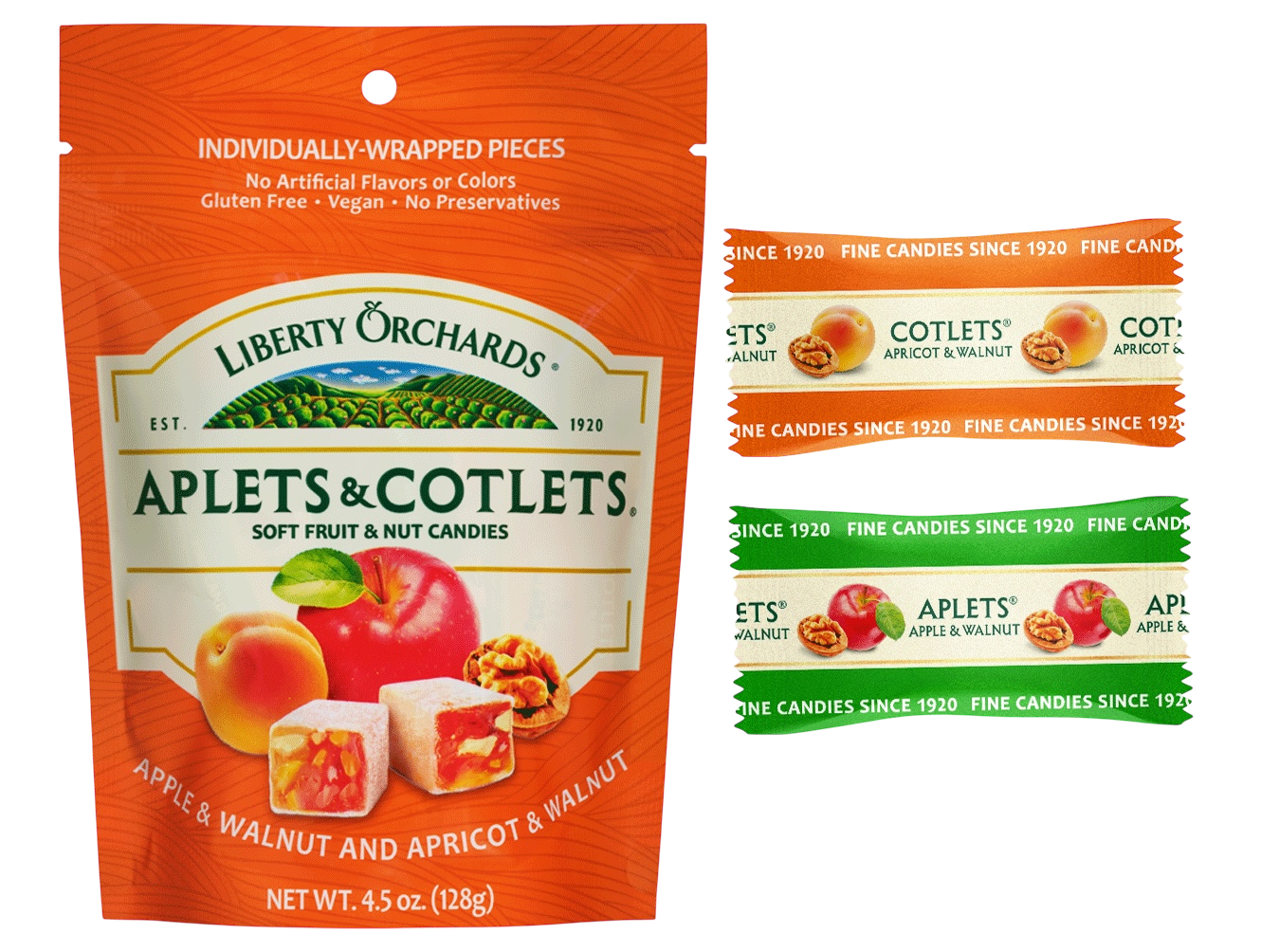 4.5oz Aplets & Cotlets Minis - Liberty Orchards