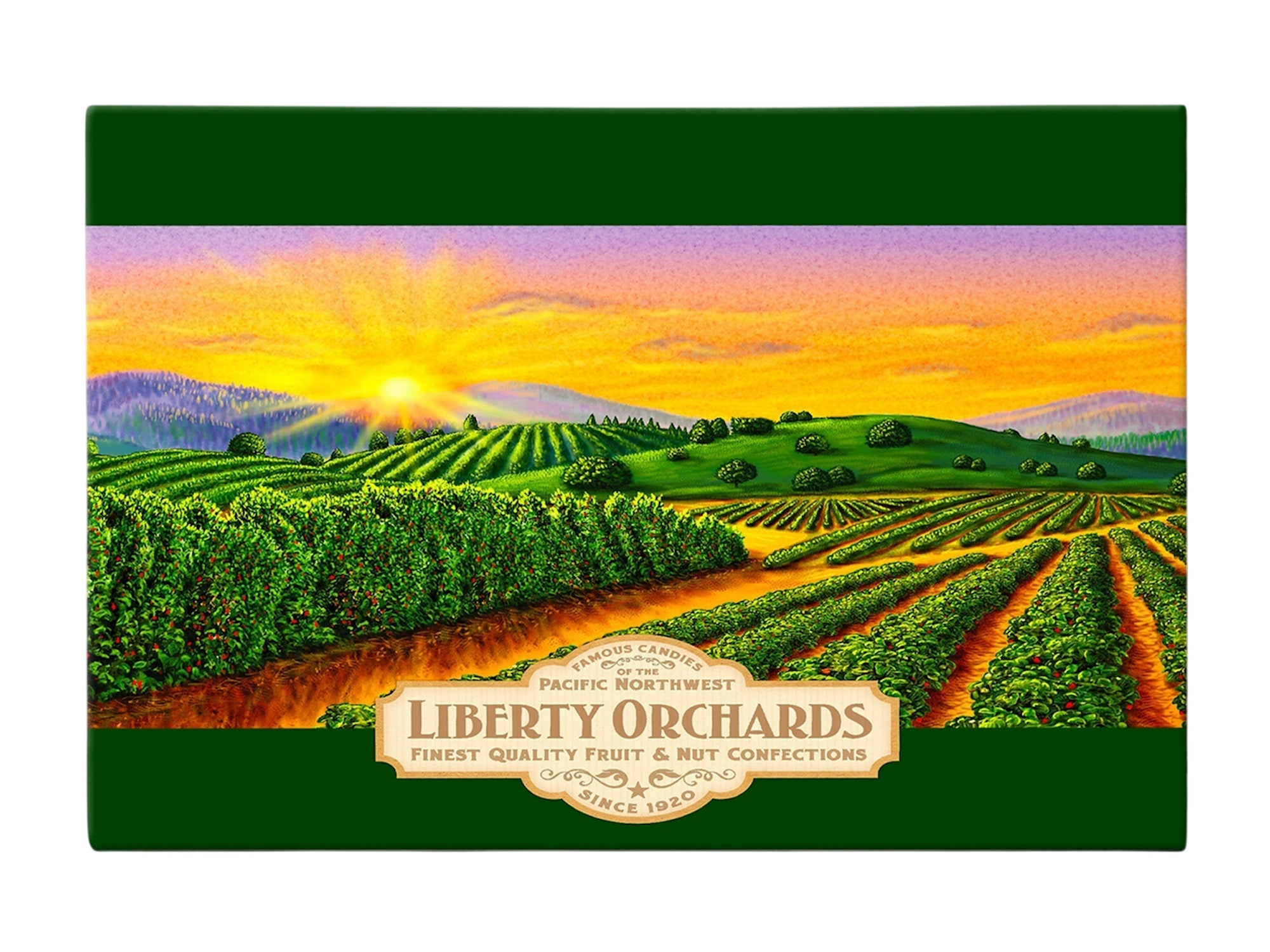 Orchard Sunset Gift Box (green) – Liberty Orchards Orchard Sunset Gift Box (green) – Liberty Orchards
