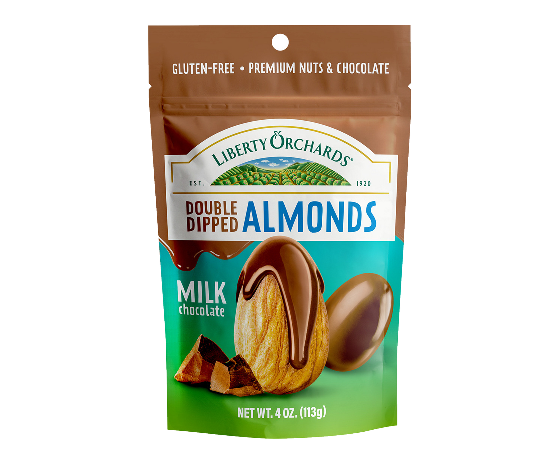 Milk Chocolate Almonds - Liberty Orchards