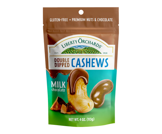 Milk Chocolate Cashews - Liberty Orchards