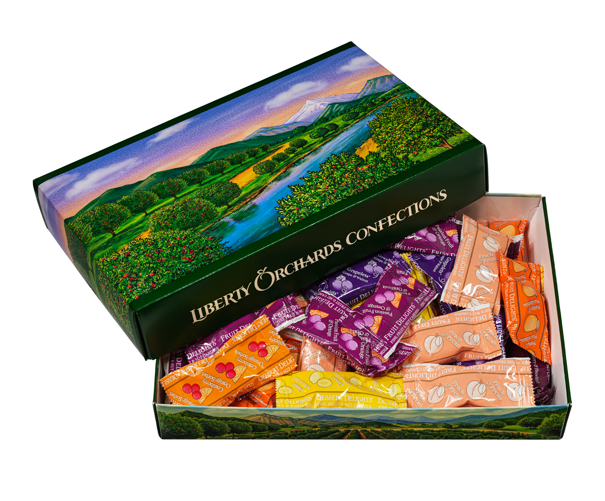Orchard Sunset Gift Box (green) - Liberty Orchards