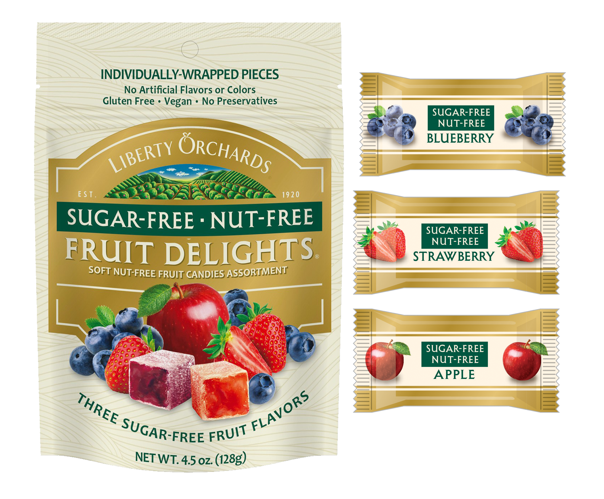 Sugar Free Nut Free Fruit Delights - Liberty Orchards