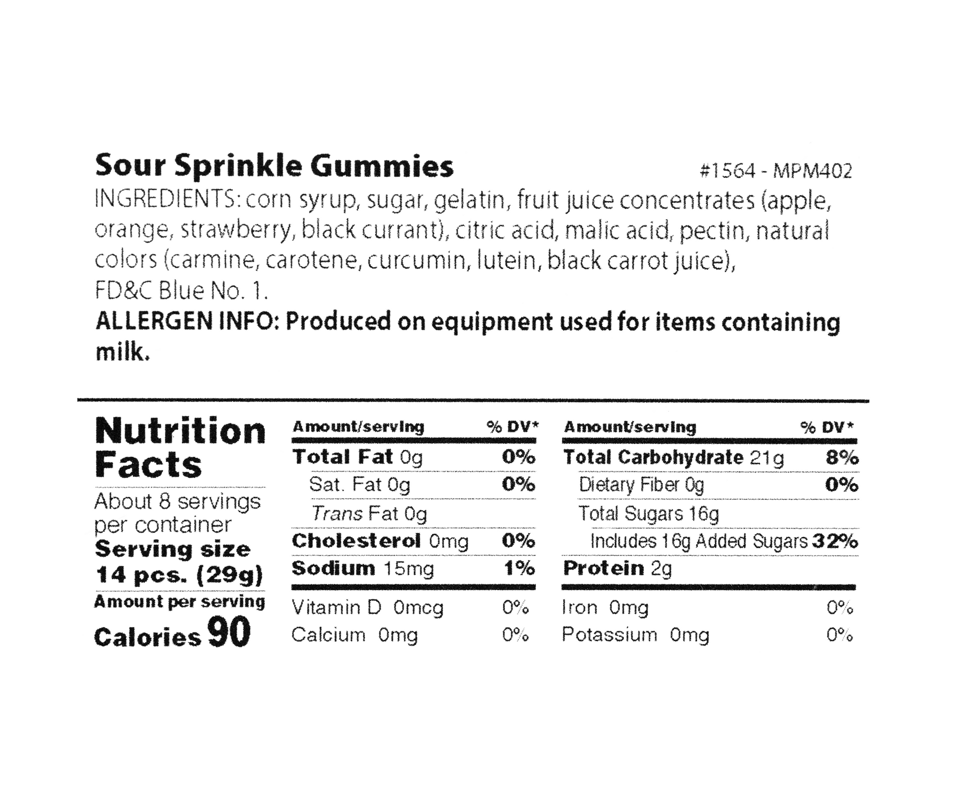 Sour Sprinkle Gummies - Liberty Orchards