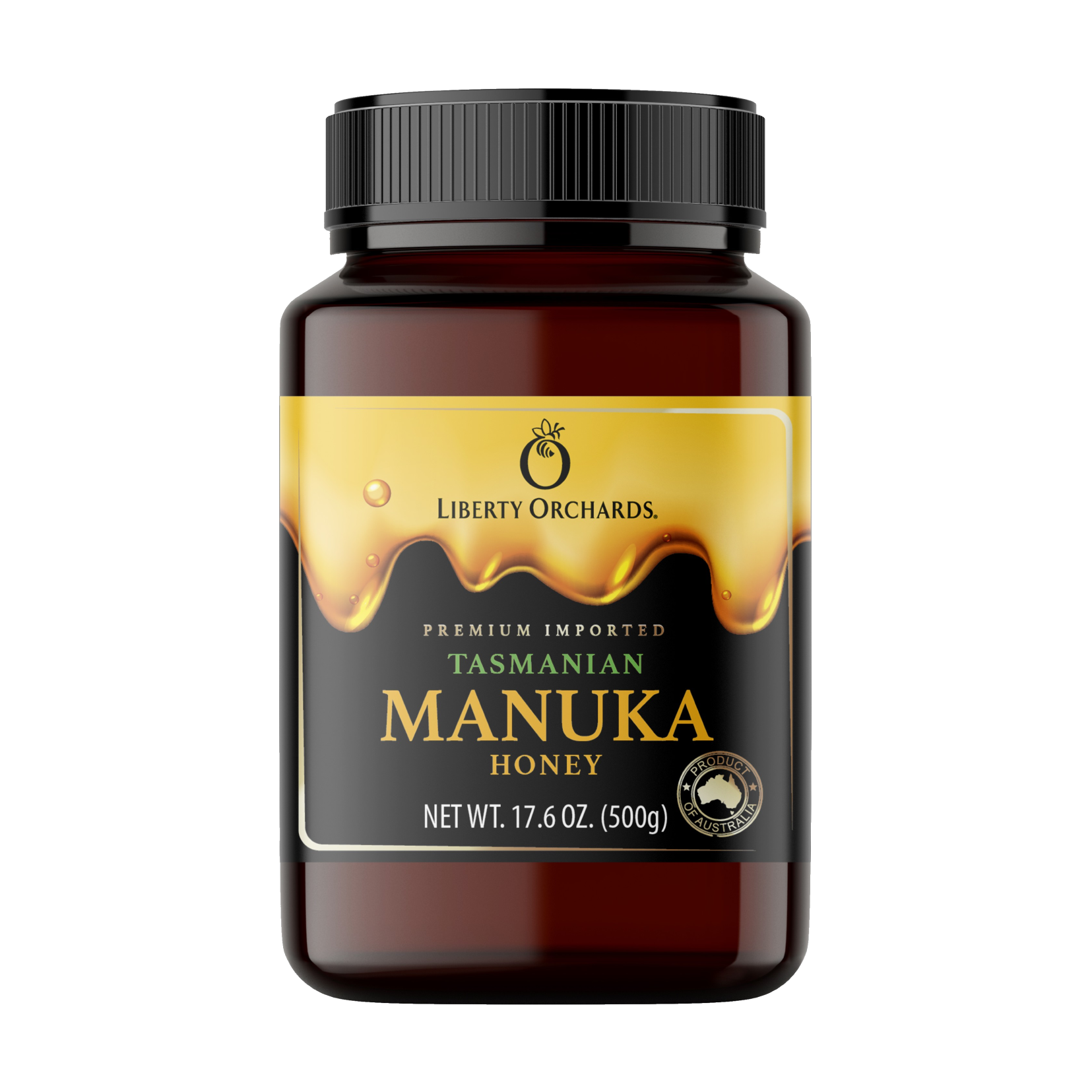 honeyたん 17.6oz Honey Tasmanian Manuka – Liberty Orchards