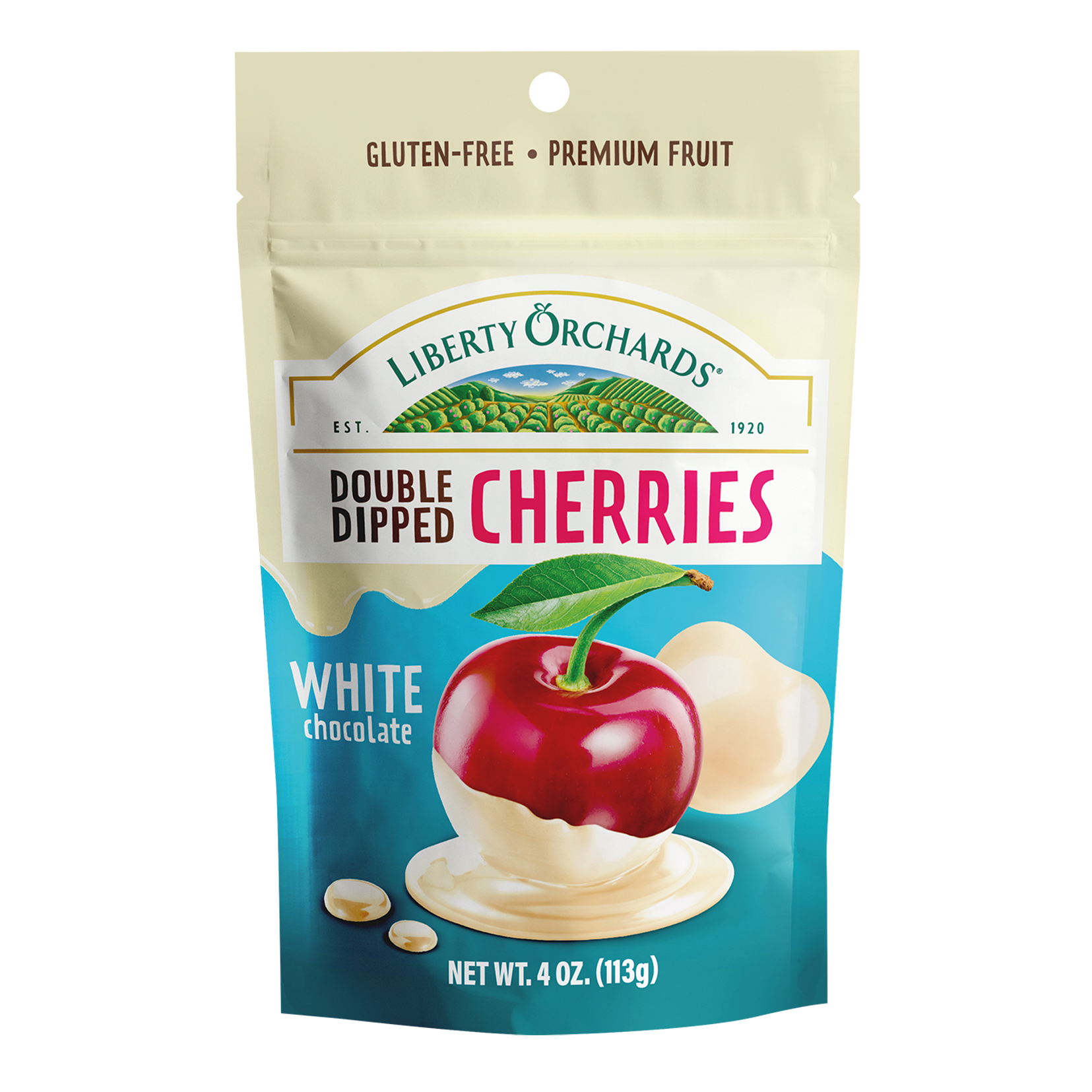 White Chocolate Cherries – Liberty Orchards