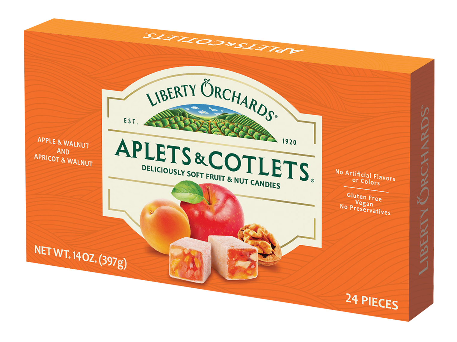 28oz Aplets & Cotlets gift box - Liberty Orchards