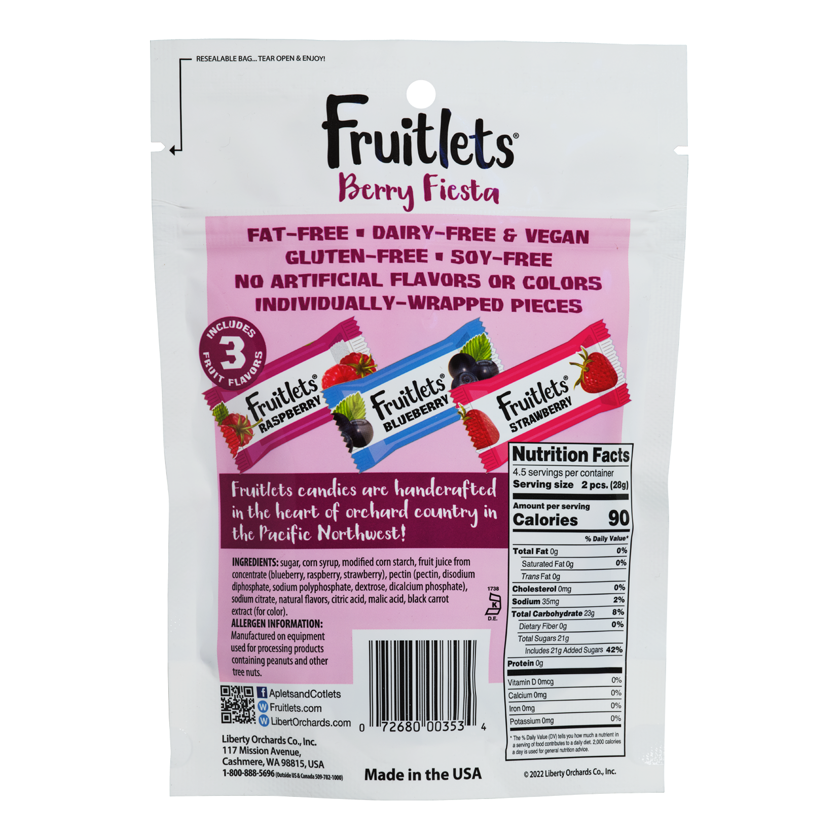 Berry Fiesta Fruitlets - Liberty Orchards