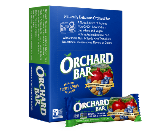 Blueberry Pomegranate Almond Bars - Liberty Orchards