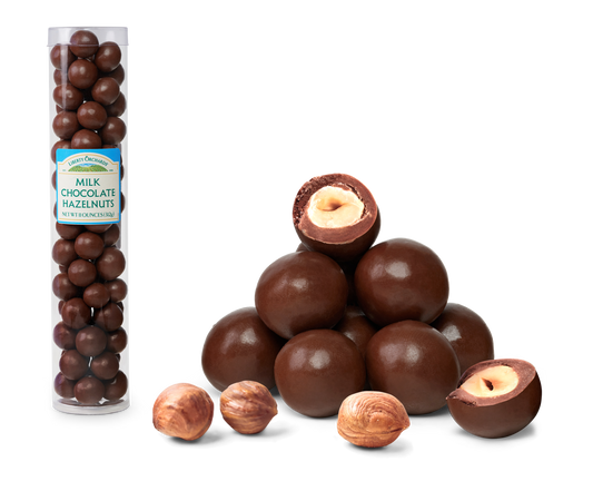 Milk Chocolate Hazelnuts - Liberty Orchards