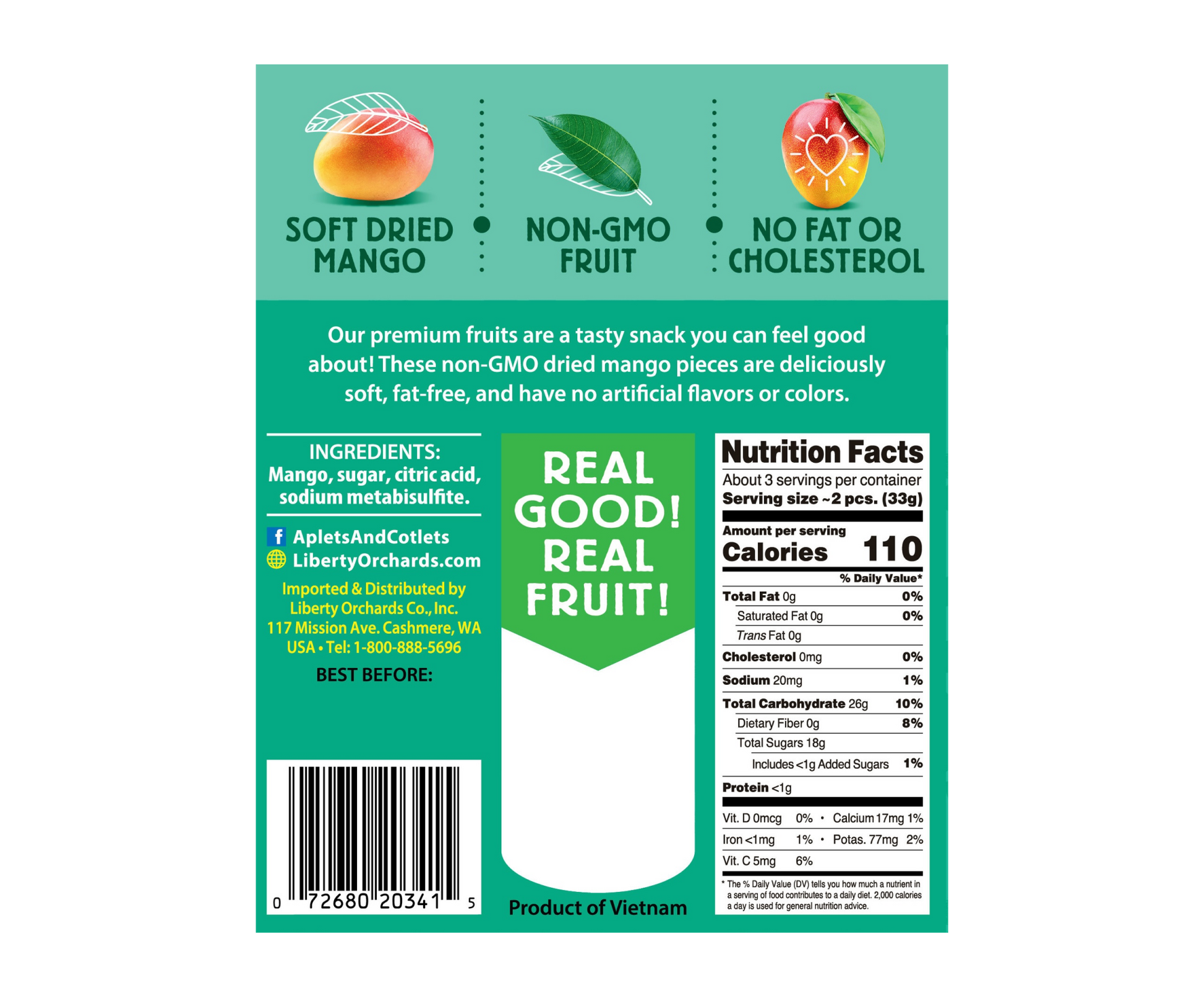 Dried Mango - Liberty Orchards