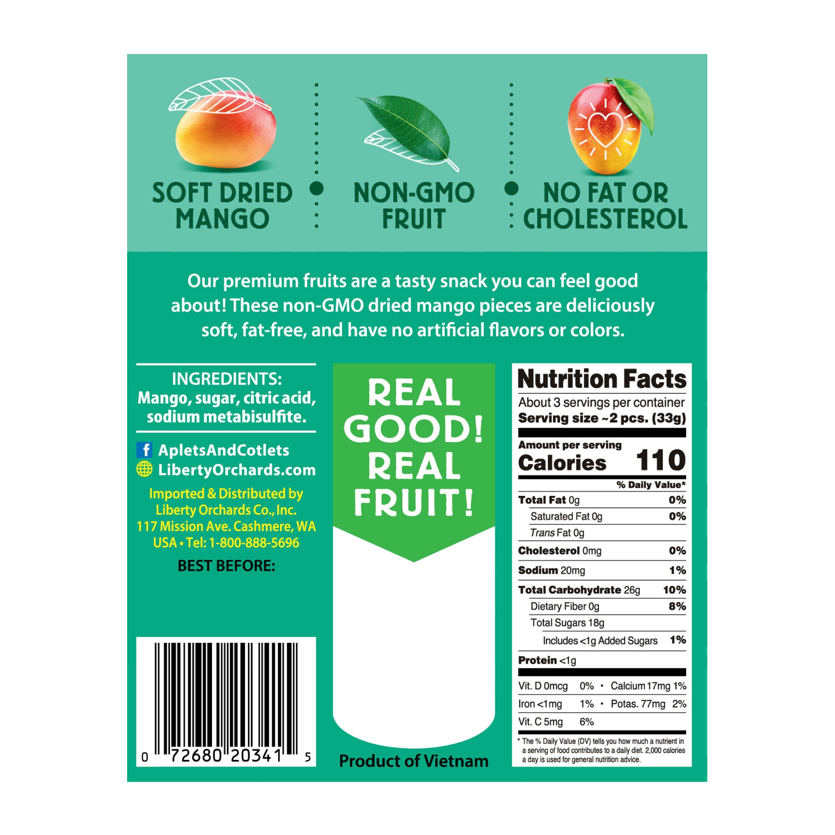 Dried Mango - Liberty Orchards