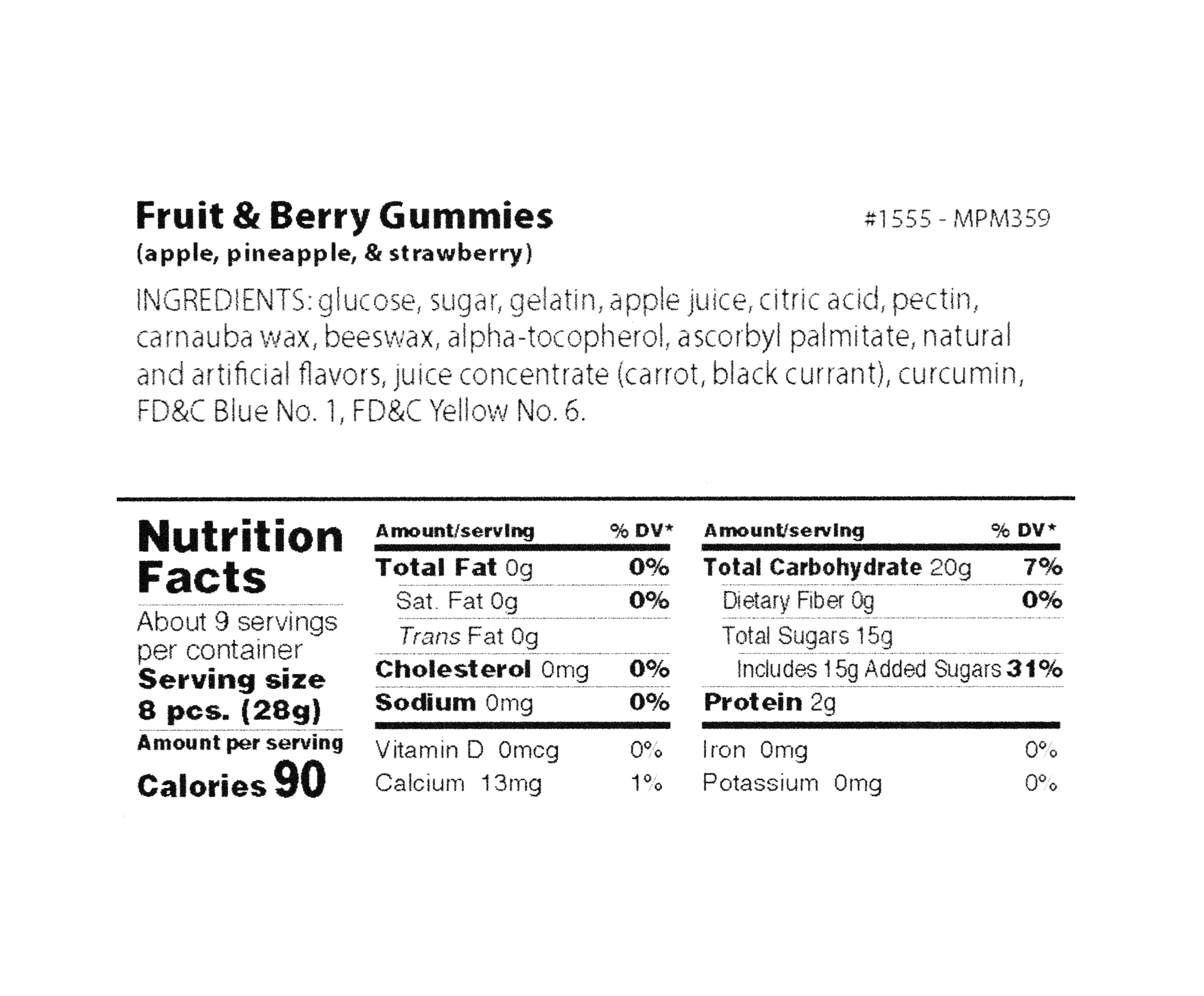 Fruit & Berry Gummies - Liberty Orchards