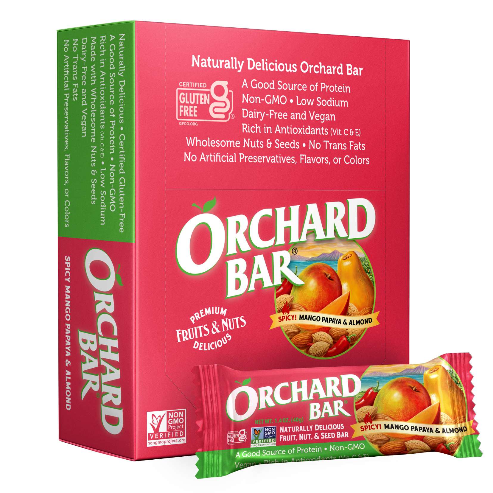 Spicy Mango Papaya Orchard Bars - Liberty Orchards