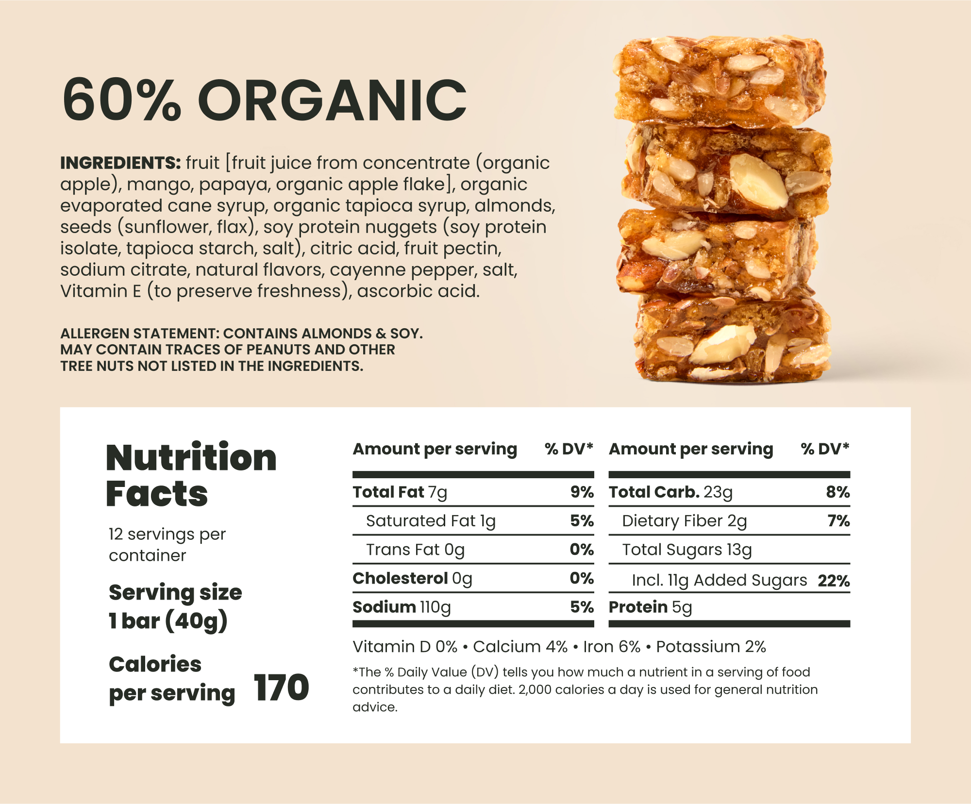 Spicy Mango Papaya Orchard Bar - Liberty Orchards