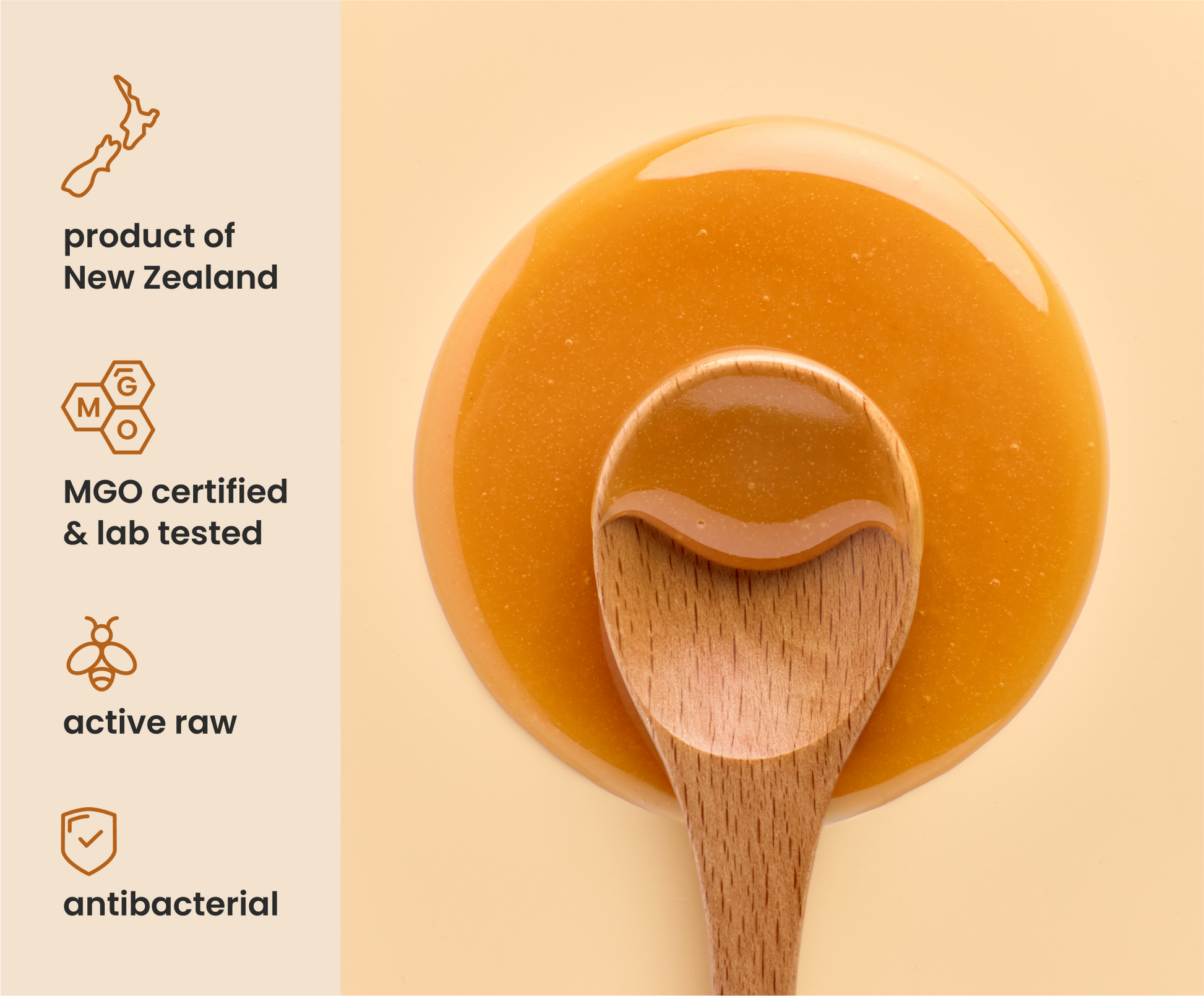 8.8oz MGO 850+ Manuka raw Honey - Liberty Orchards