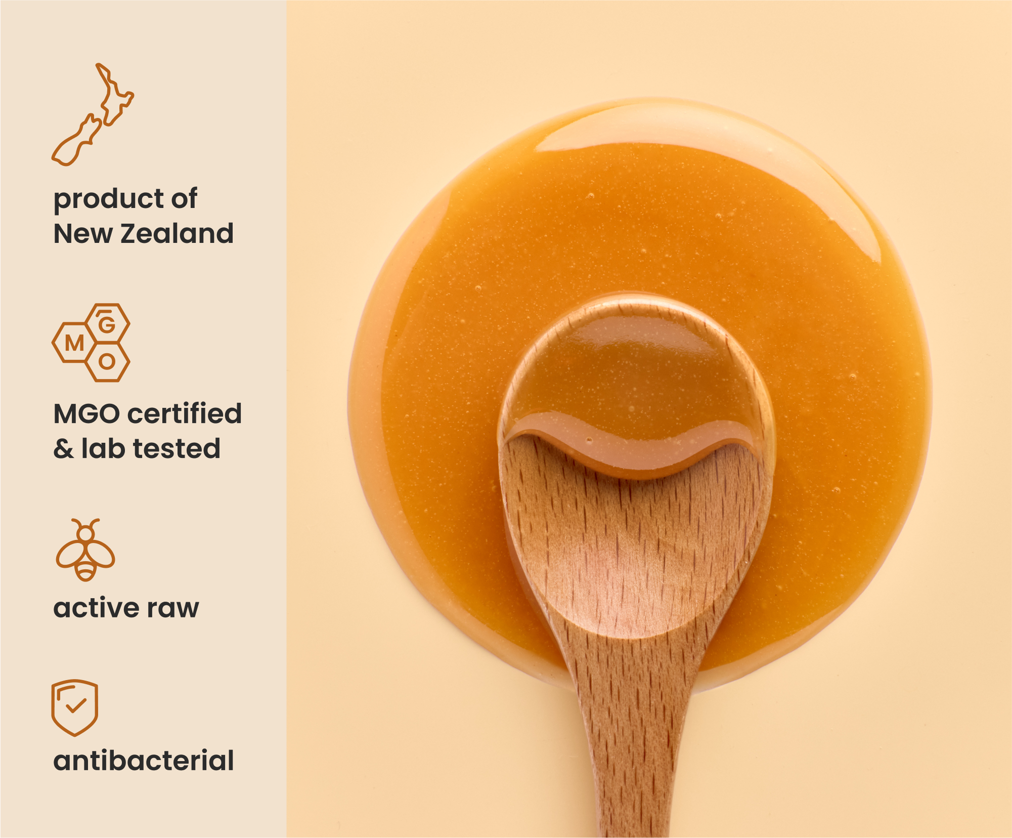 8.8oz MGO 850+ Manuka raw Honey - Liberty Orchards