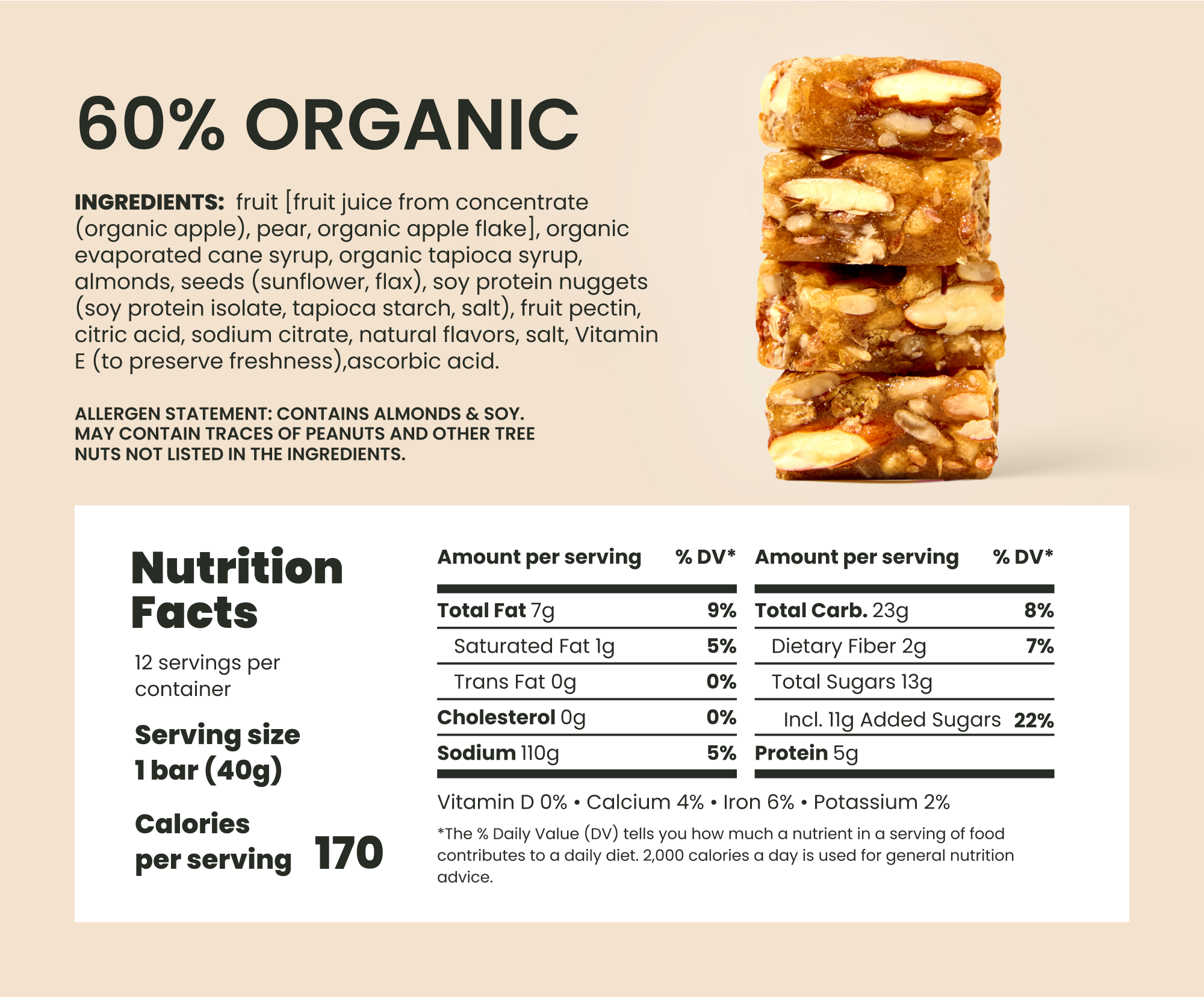 Pear Almond Crunch - Liberty Orchards