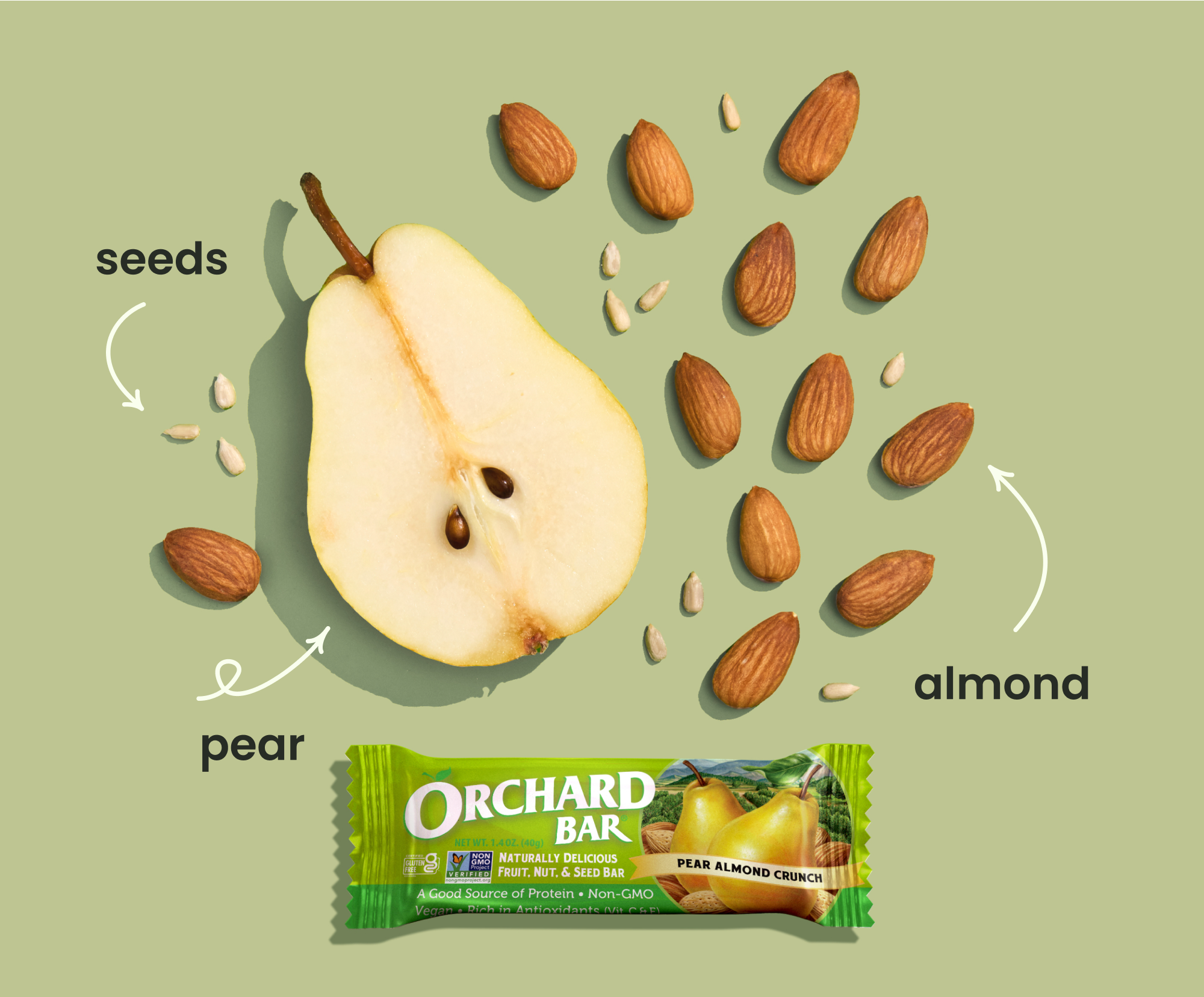 Pear Almond Crunch - Liberty Orchards