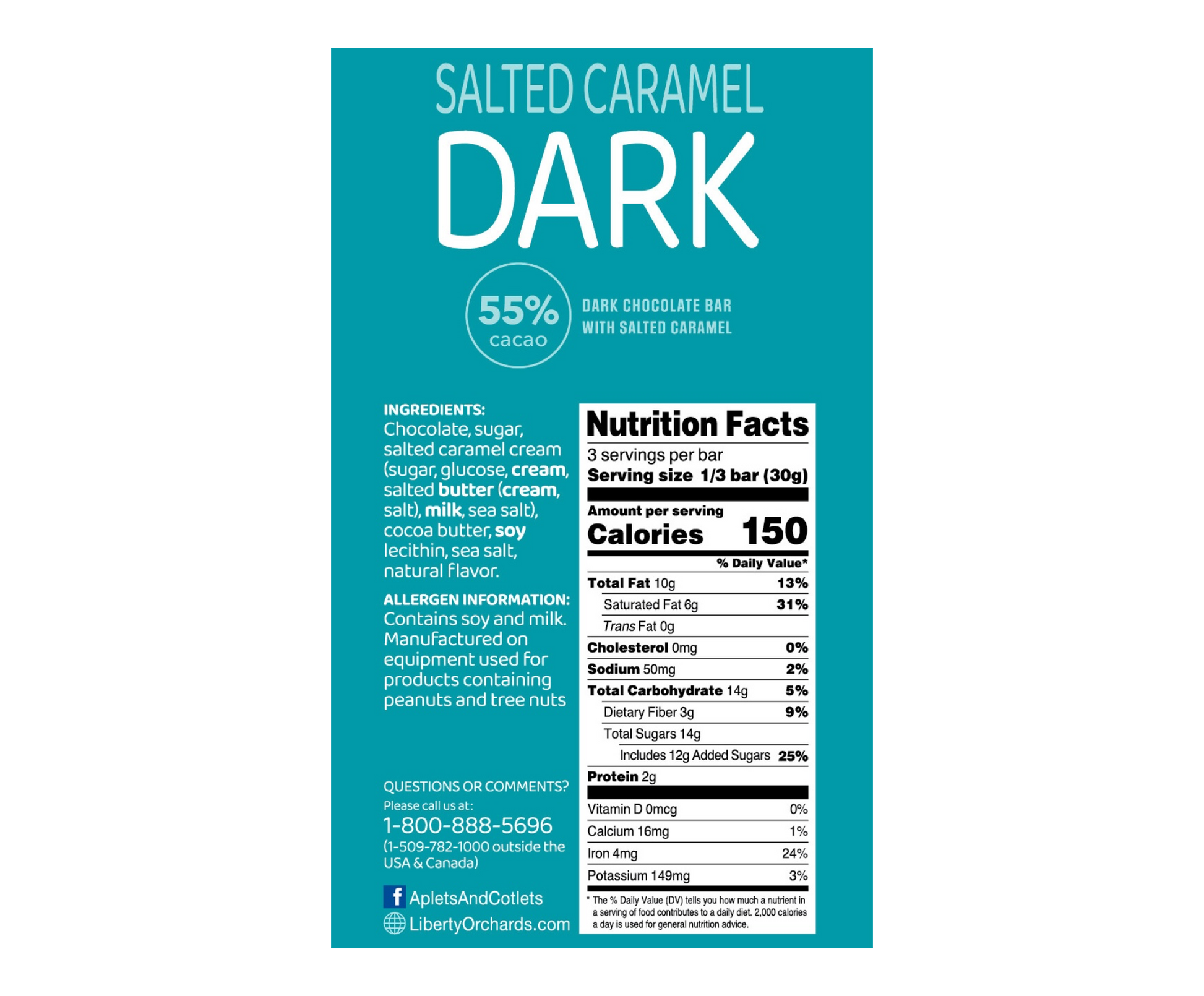 Salted Caramel & Dark - Liberty Orchards