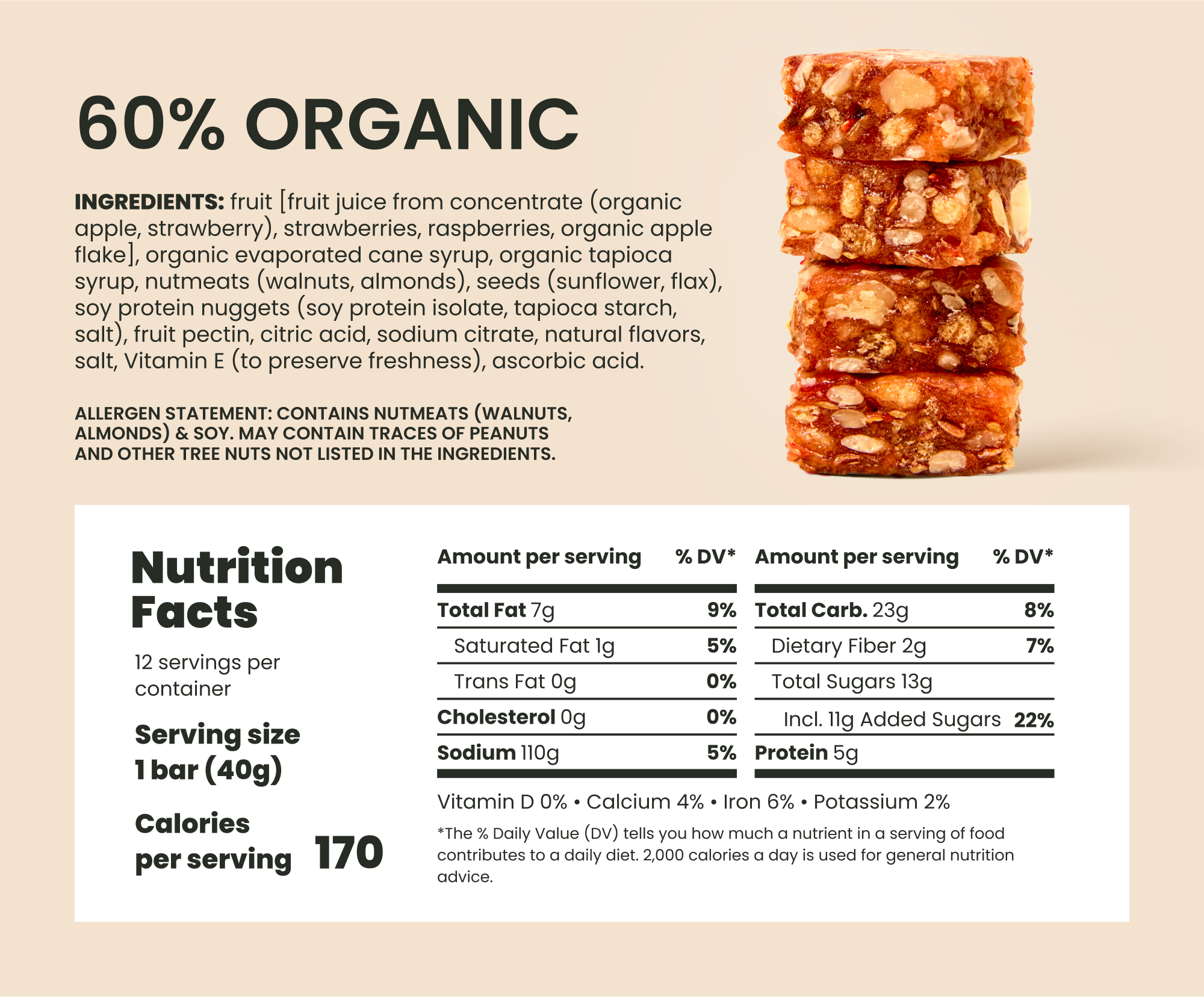 Strawberry Raspberry & Walnut - Liberty Orchards