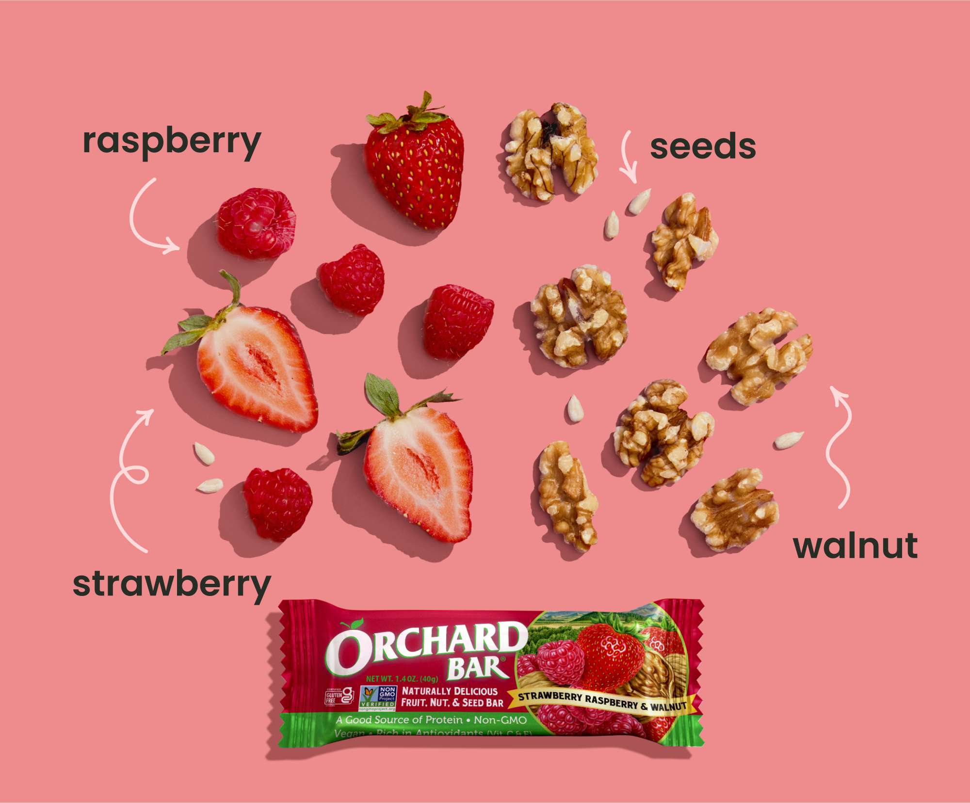 Strawberry Raspberry & Walnut - Liberty Orchards