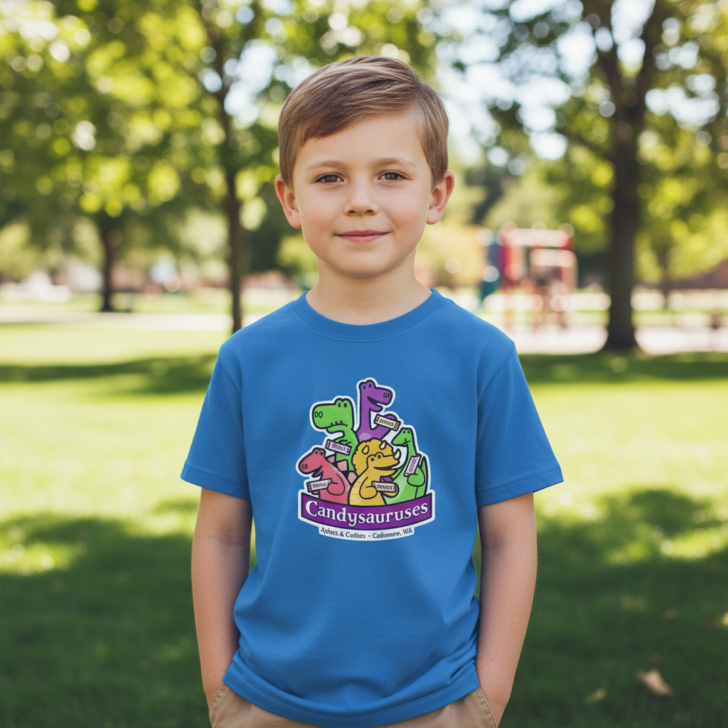 Candysauruses Kid’s-Sized T-Shirt