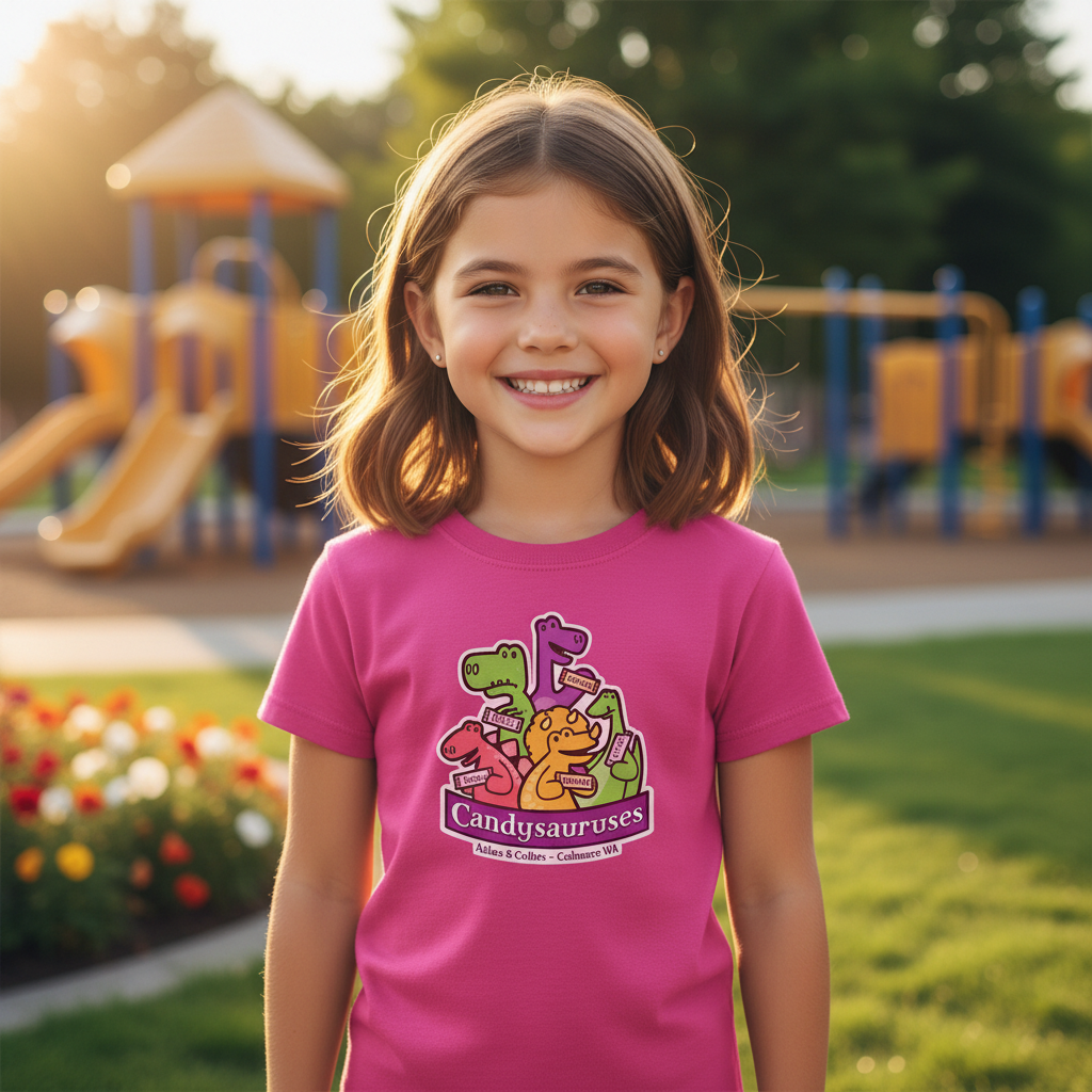 Candysauruses Kid’s-Sized T-Shirt