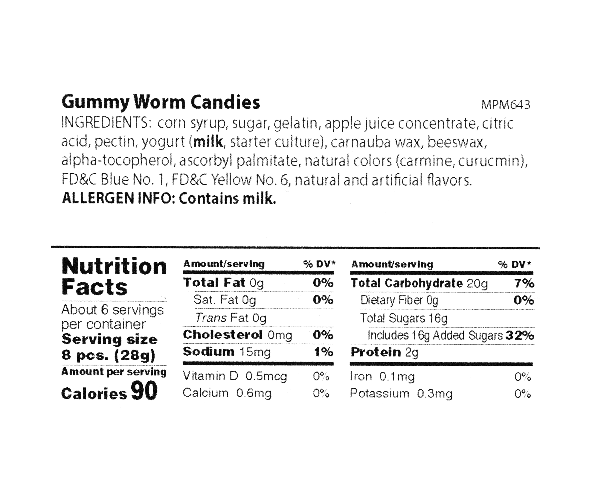 Gummy Worms - Liberty Orchards