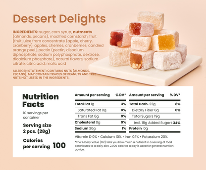 10oz Dessert Delights - Liberty Orchards