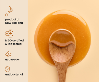 8.8oz MGO 500+ Manuka raw Honey - Liberty Orchards