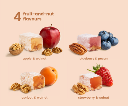8oz Sugar-Free Aplets & Cotlets + Fruit Delights - Liberty Orchards