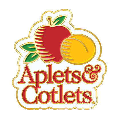 Aplets & Cotlets Logo Pin (1” tall) - Liberty Orchards