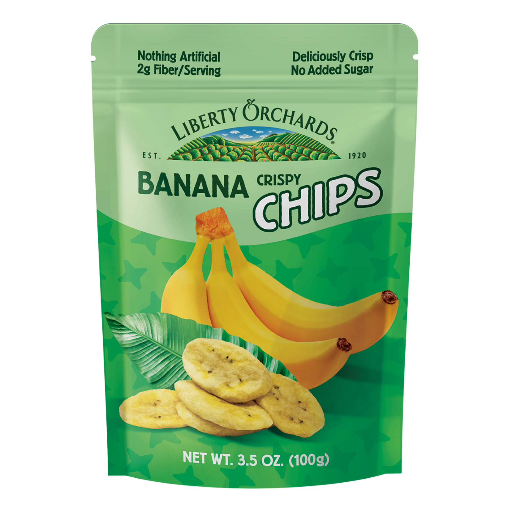 Crispy Dried Banana chips - Liberty Orchards