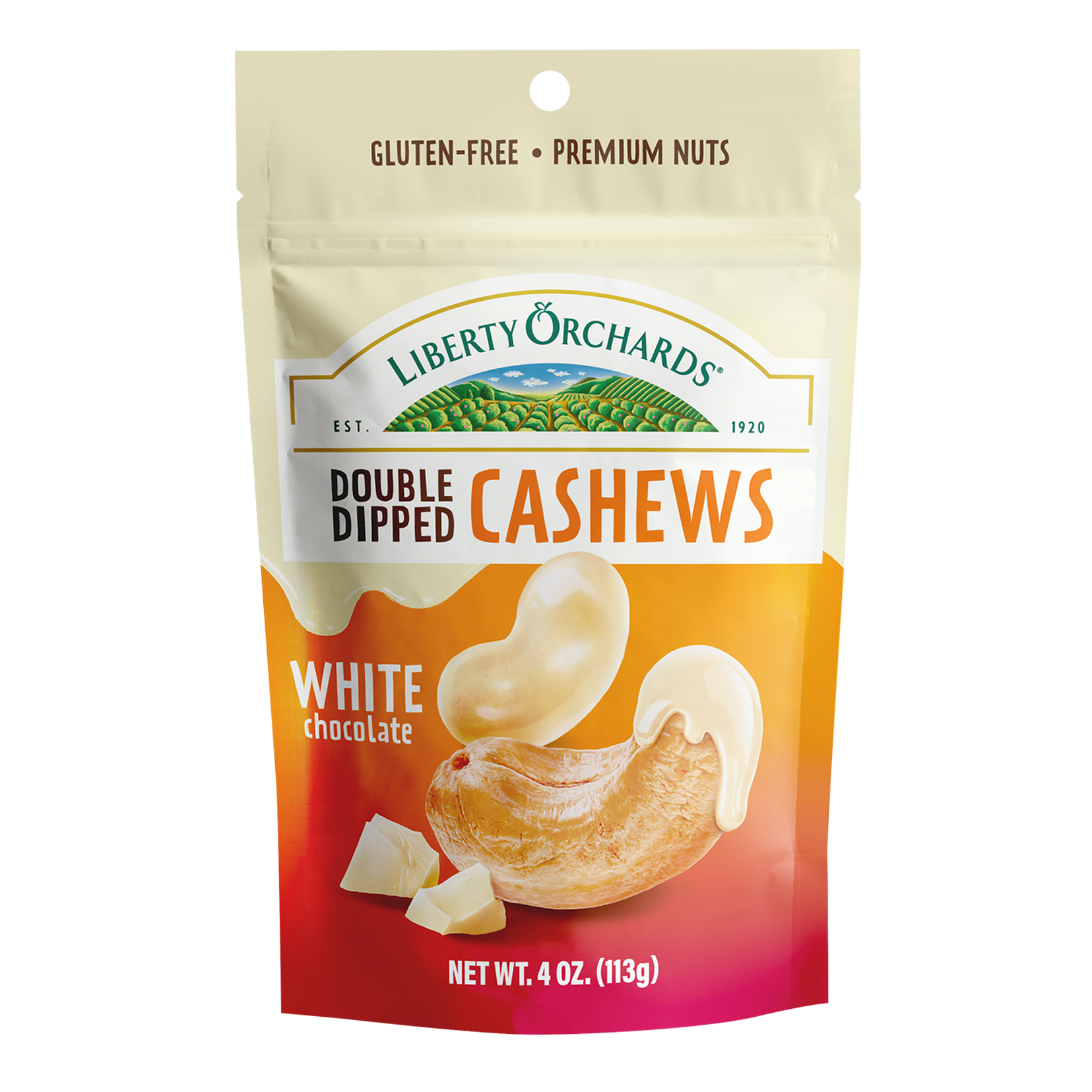 White Chocolate Cashews - Liberty Orchards