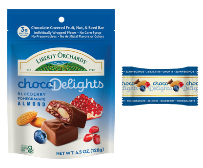 4.5oz ChocoDelights Blueberry-Pomegranate - Liberty Orchards