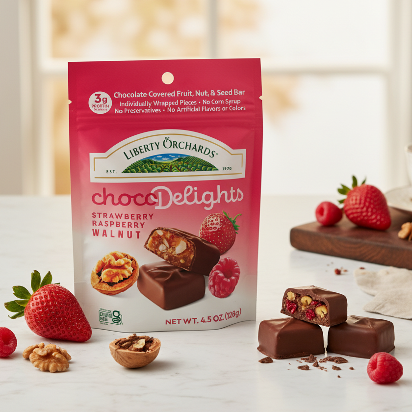 4.5oz ChocoDelights Strawberry-Raspberry