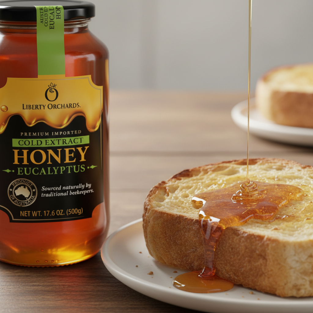 17.6oz Eucalyptus Honey cold extract (glass jar)