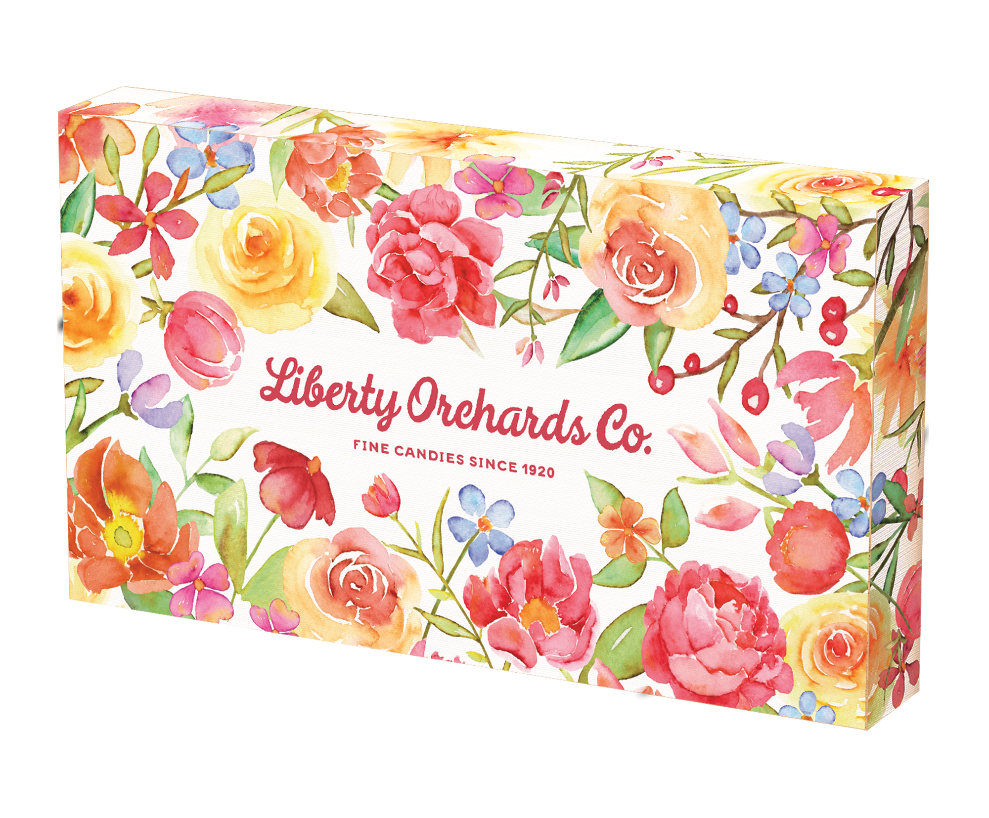 14oz Aplets & Cotlets (Floral Gift Box) - Liberty Orchards
